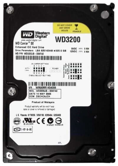 wd3200jb 00kfa0