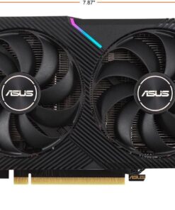 DUAL-RTX3060TI-8G-MINI-V2 - ASUS DUAL GeForce RTX 3060 Ti Graphics Card