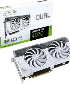 DUAL-RTX4070-12G-WHITE - ASUS Dual GeForce RTX 4070 Graphics Card