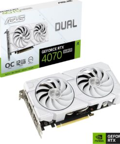 RTX4070S-O12G-EVO-WHITE - ASUS  Dual GeForce RTX 4070 SUPER EVO Graphics Card