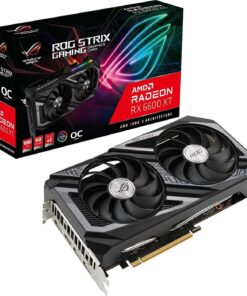 ROG-STRIX-RX6600XT-O8G-GA - ASUS ROG AMD Radeon RX 6600 XT Graphics Card