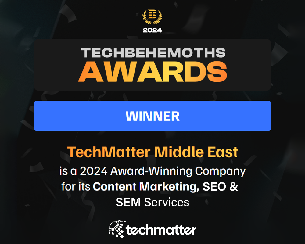 TechMatter UAE Award Winning 2024 1