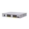 cisco cbs350 16 port l3 managed gigabit poe switch 2 x sfp cbs350 16fp 2g uk 210142