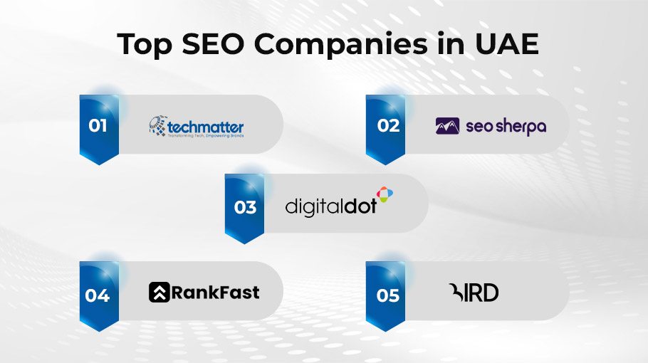 How to Choose The Best SEO Agency: 8 Steps for Success 3 Techmatter AE Infograph 18 04 2025